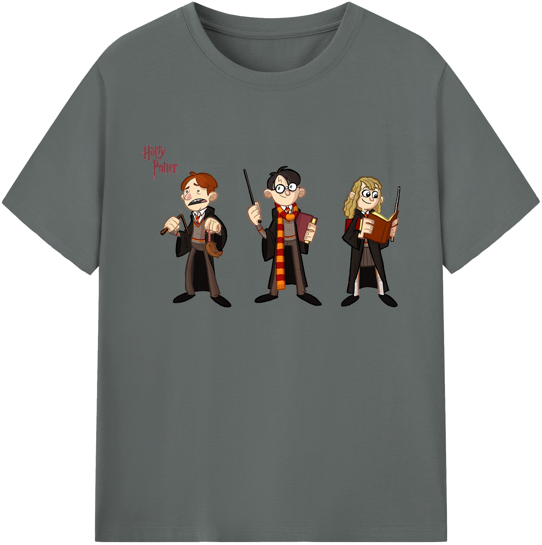 （画像用） Harry Potter ハリー・ポッターシリーズ 綿100％ メンズ半袖Tシャツ｜肌触りやわらか＆通気性